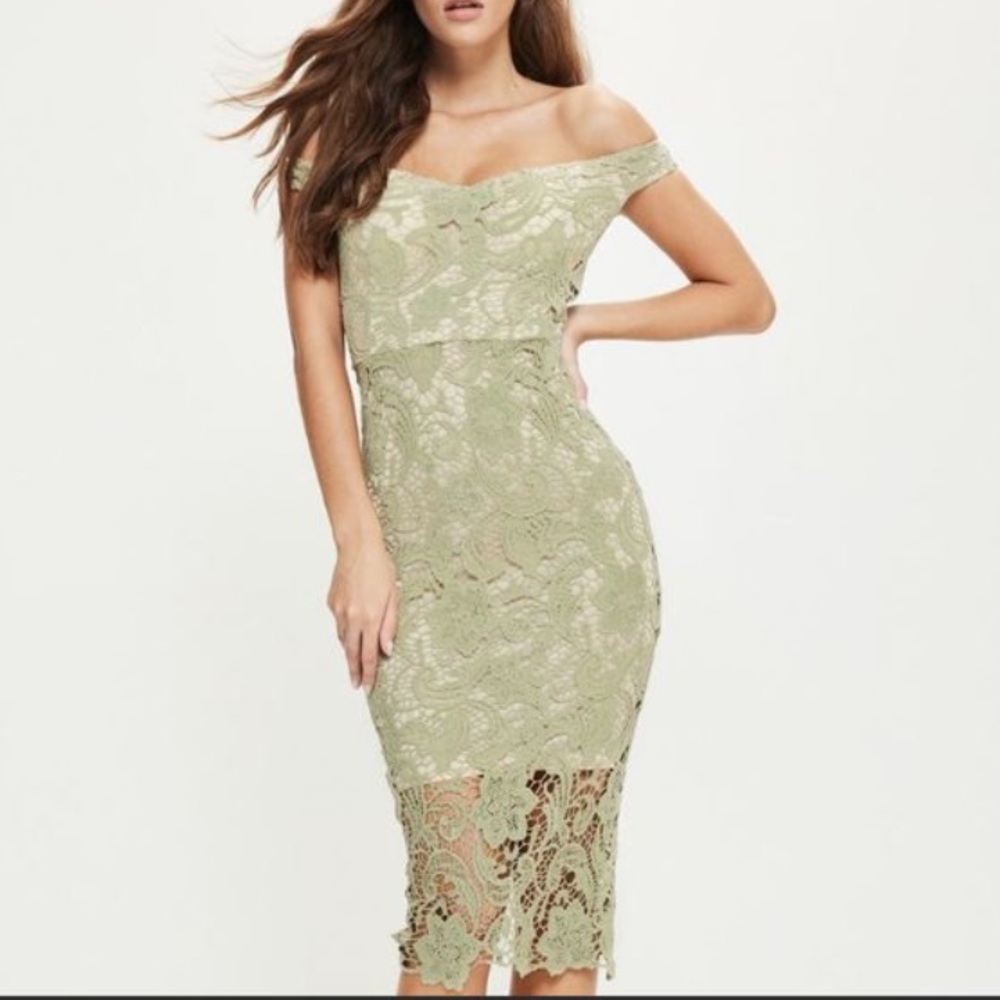 Size 2 missguided crotchet dress